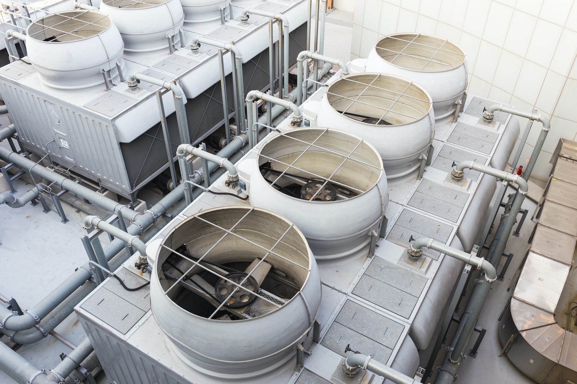 Cooling tower at outdoor